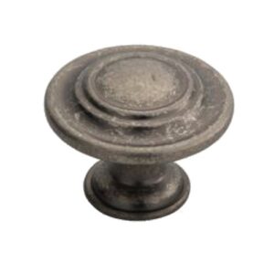 Carlisle Brass Fingertip Traditional Pattern Cupboard Knob, Pewter - FTD515PT PEWTER