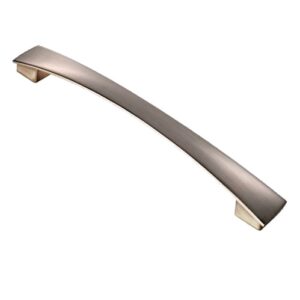 Carlisle Brass Fingertip Valetta Bow Cupboard Pull Handle (160mm, 192mm Or 335mm C/C), Satin Nickel - FTD3170SN SATIN NICKEL - 160mm c/c