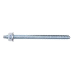 Wurth W VD A S ANCHOR ROD FOR W VPZ AND W VD BONDED ANCHOR CAPSULE SYSTEMS AND WIT INJECTION SYSTEMS IN CONCRETE ZINC PLATED STEEL ANC W VD A S A2K 125 M12X250 10 pack