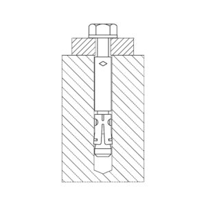 Wurth FIXANCHOR INTERNAL THREAD W FAZ IG S PRE POSITIONED INSTALLATION ANC W FAZ S IG A2K 0 M12X86 (20 pack)