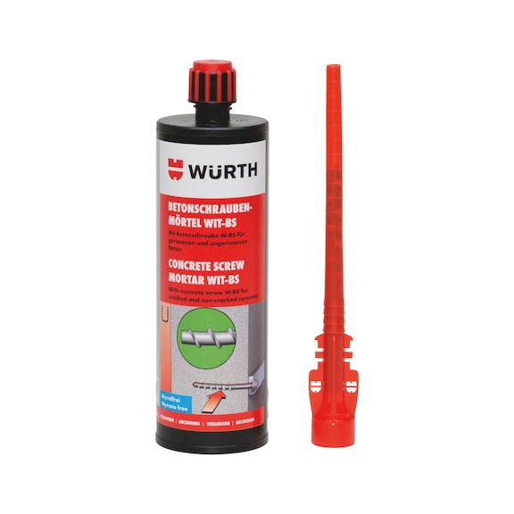 Wurth CONCRETE SCREW MORTAR WIT BS FOR INJECTION SYSTEM WIT CONCRETE SCREW ANC MORT WIT BS 410ML - Image 4