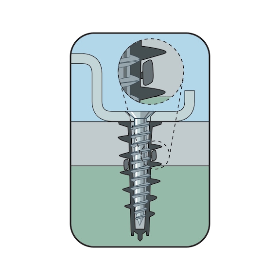 Wurth GYPSUM PLASTERBOARD ANCHOR W GS TYPE K WITH REINFORCED CENTRING POINT DWL W GS K PLA 145X33 (200 pack) - Image 6