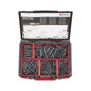 Wurth PLASTIC MULTI PURPOSE ANCHOR SHARK PRO ASSORTMENT 620  pack