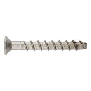 Wurth CONCRETE SCREW WITH COUNTERSUNK HEAD W BS 2 A4 TYPE CS ANC W BS 2 CS A4 TX50 35 65 10X120 (25 pack)