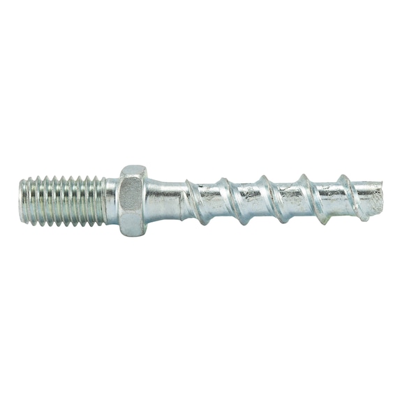 Wurth CONCRETE SCREW W BS S TYPE ST 6 AS A STAIR BOLT WITH CONNECTING THREAD ANC W BS ST WS9 A2K M12 15 10X120 (50 pack) - Image 3