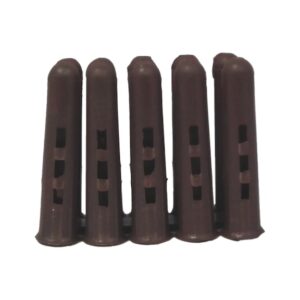 Wurth PLASTIC ANCHOR MULTI PURPOSE DWL PLA DARKBROWN D7MM L40MM 100 pack
