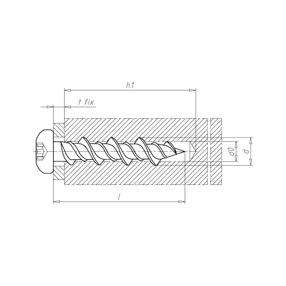 Wurth WG FIX SCREW PAN HEAD SCRDWL CORTHR AW20 A2K 63X30MM (250 pack) - Image 3