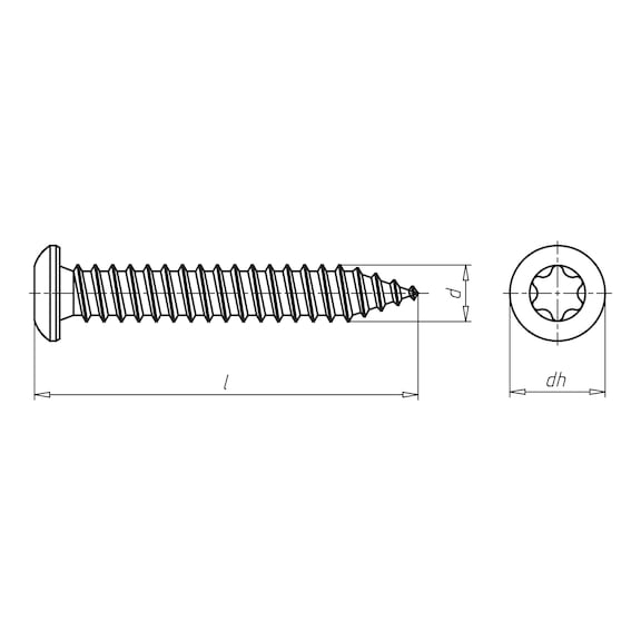 Wurth AMO III 75 TYPE 3 WINDOW FRAME SCREW HALF ROUND HEAD SCR PANHD RW30 A2K 75X102 (200 pack) - Image 3