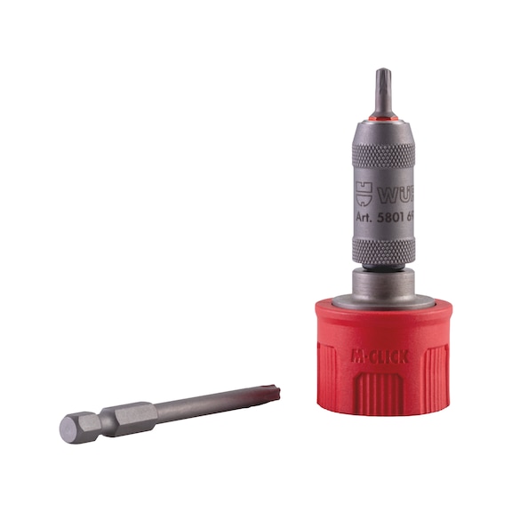 Wurth M CLICK BIT HOLDER BHM 1 4 INCH HOLD BIT M CLICK 1 4IN MAGN