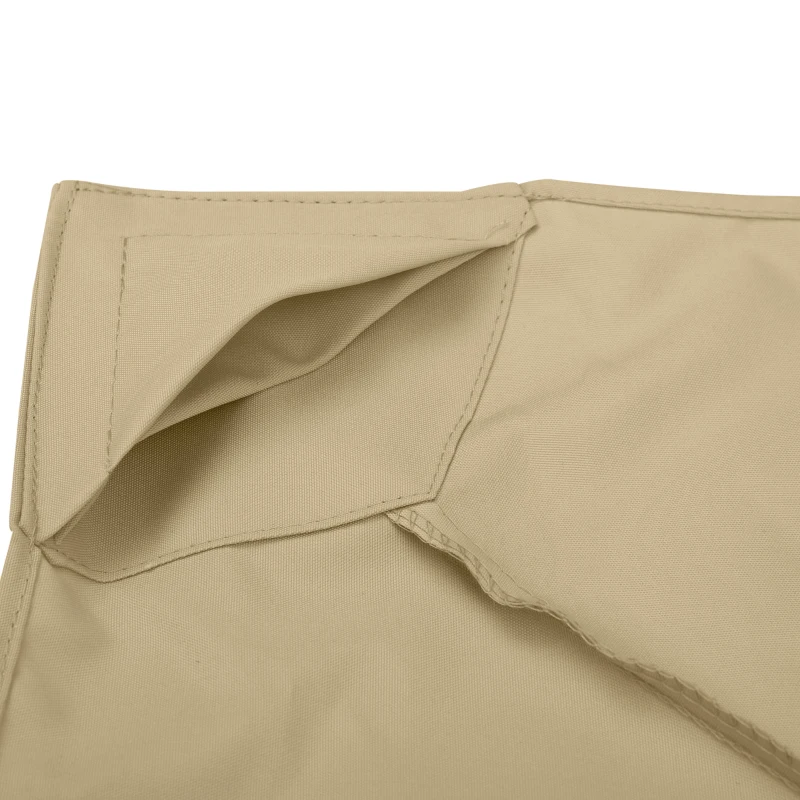 Best 3(m) Gazebo Top Cover Double Tier Canopy Replacement Pavilion Roof Deep Beige - Image 8