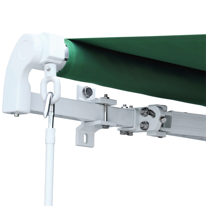 Best Manual Retractable Awning, size (4m x3m)-Green - Image 9