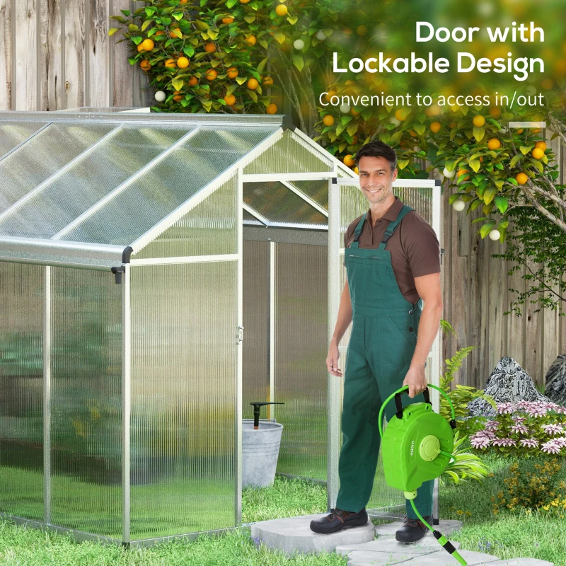 Best 10 x 6ft Aluminium Frame Walk-In Greenhouse - Image 5