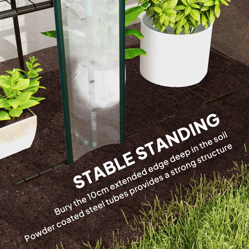 Best 46 x 215cm Nine-Shelf Greenhouse - Image 7