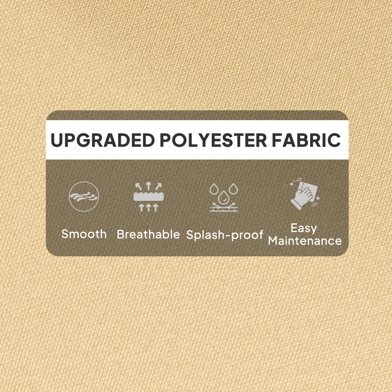 Best 115 x 56cm Rocking Chair Padded Seat Cushion - Beige - Image 5