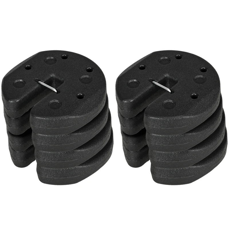 Best Gazebo Weights Set of 16, 48KG Weights for Gazebo Legs with Reinforce Pins and Carry Belt, for Gazebos Shelters Marquees Tents