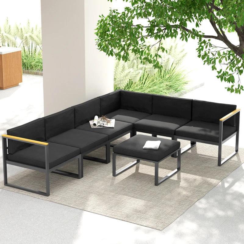 Best Set of 14 Dining Set Cushions - Black - Image 2