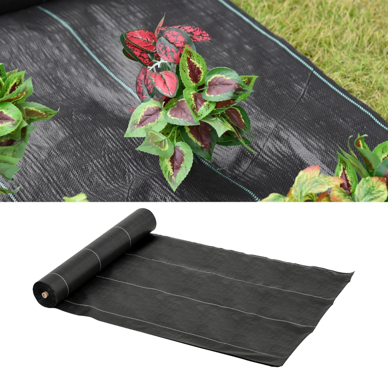 Best 2m x 50m Weed Control Membrane, Heavy Duty Weed Control Barrier Fabric, 90gsm Ground Cover for Patios, Garden, Flower beds, Landscaping - Image 10