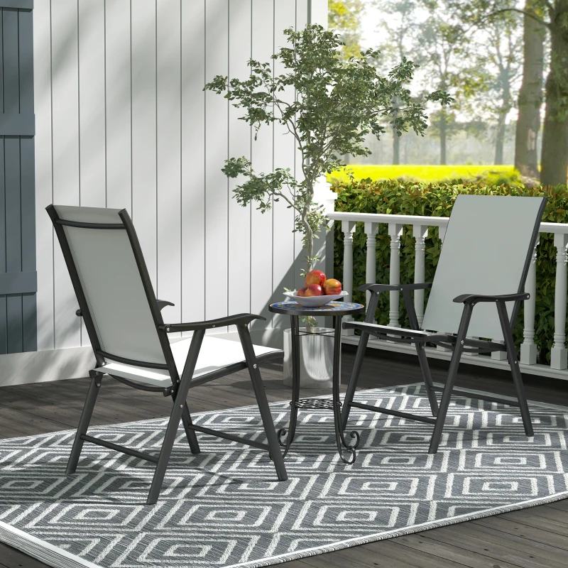 Best Mosaic Garden Table, 35.5 cm Round Outdoor Table with Shelf, Ceramic Tile Top, Small Garden Side Table Bistro Table End Table Plant Stand for Indoor, Patio, Balcony, Blue - Image 8