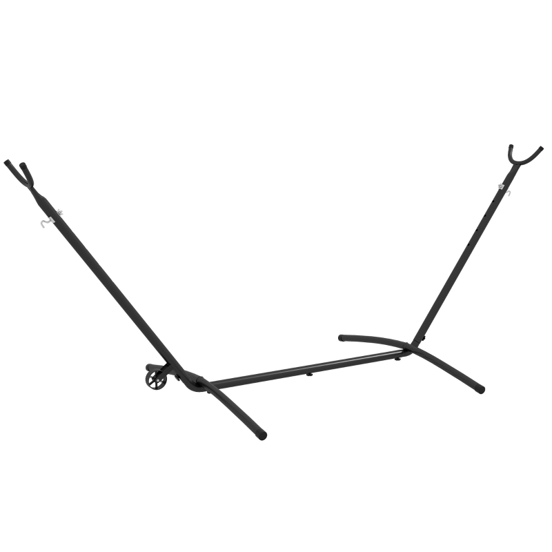 Best 9.5ft Hammock Stand, Portable Hammock with Wheels, Adjustable Hammock Net Stand with Carry Bag, for String-style, Brazilian-style, Flat-style, Rope-style Hammocks, Black - Image 11
