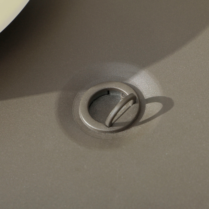 Best 5-Piece Rattan Patio Furniture Set with Gas Fire Pit Table, Loveseat Sofa, Armchairs, Cushions, Pillows, Dark Brown - Image 9