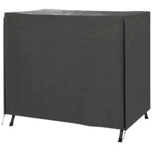 Best 152 x 177cm Three-Seater Swing Chair Protective Cover Grey