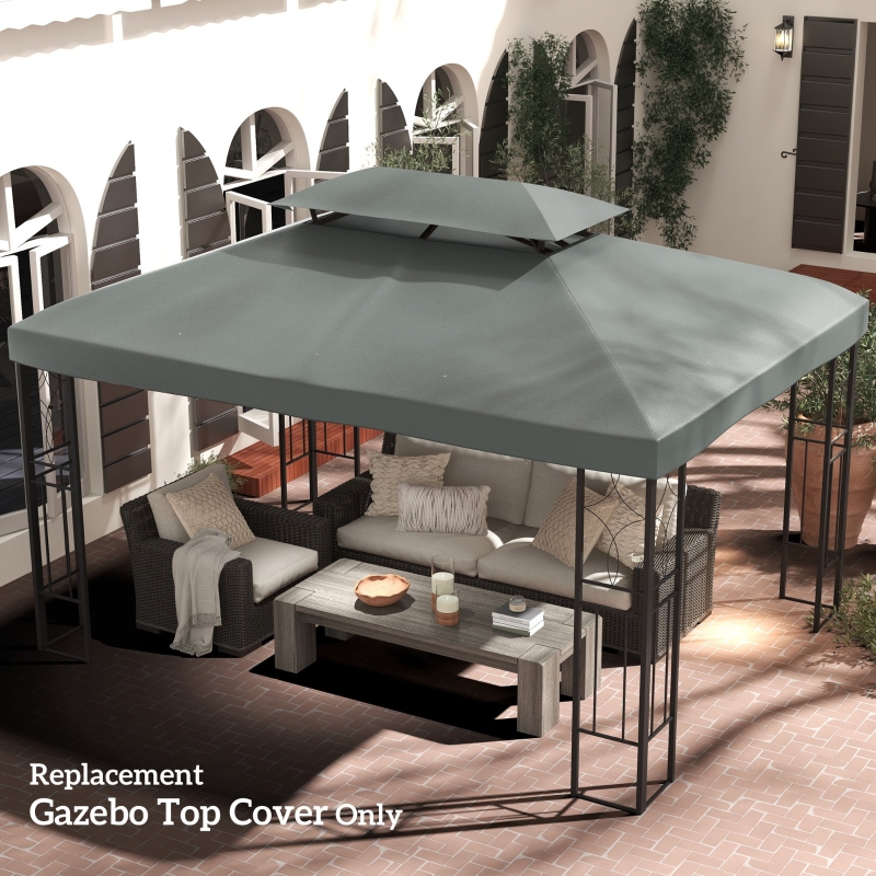 Best Gazebo Roof Replacement, for 3 x 4m Frames - Grey - Image 10