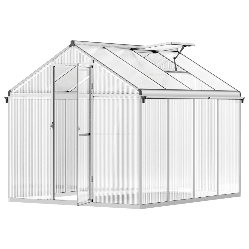 Best 8 x 6ft Aluminium Frame Greenhouse - Image 11