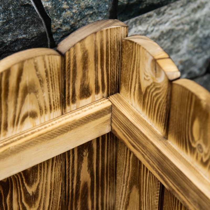 Best 70L Raised Garden Bed, Wooden Rectangle Planter Box, Outdoor Herb Vegetable Flower Pot (80L x 33W x 30H cm) - Image 11