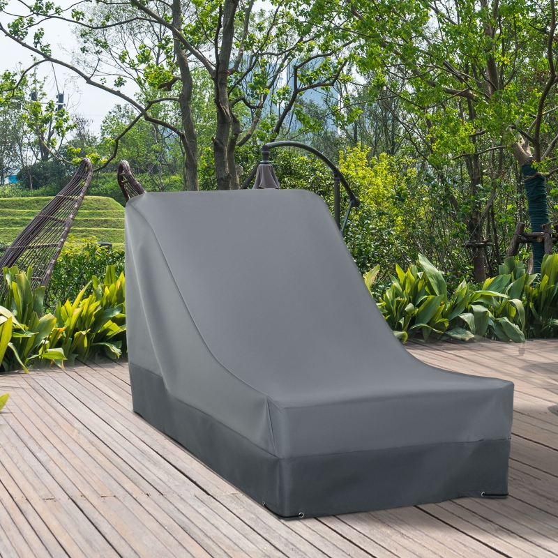 Best Rectangular Patio Furniture Cover for Chairs Water UV Resistant Protection 600D Oxford Fabric Rattan Lounge Clean Cover, 200 x 86 x 82cm - Image 12