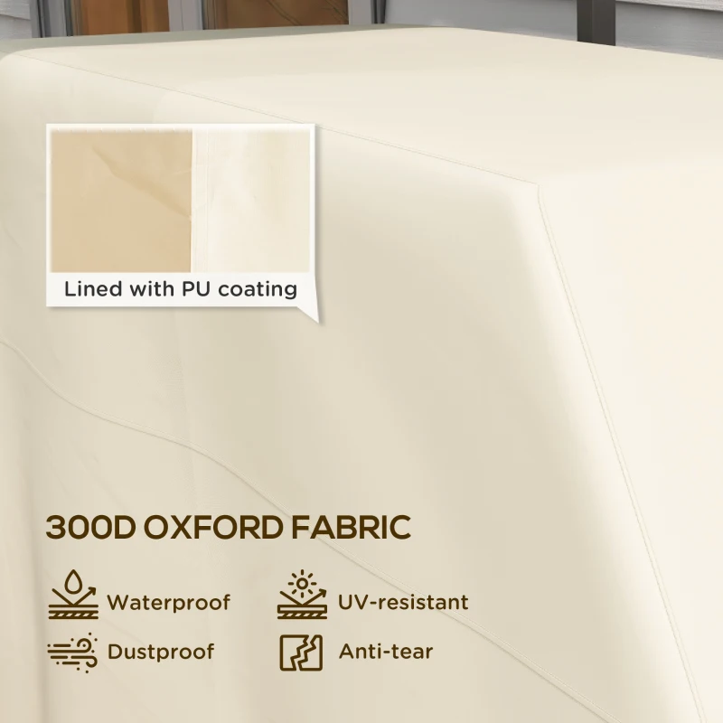 Best 66W x 152Lcm PU Coated Protective Grill Cover - Beige - Image 4