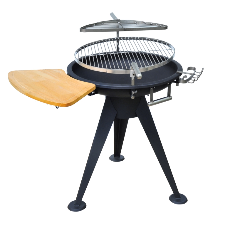 Best Round BBQ Grill W/Cutting Board-Black - Image 11