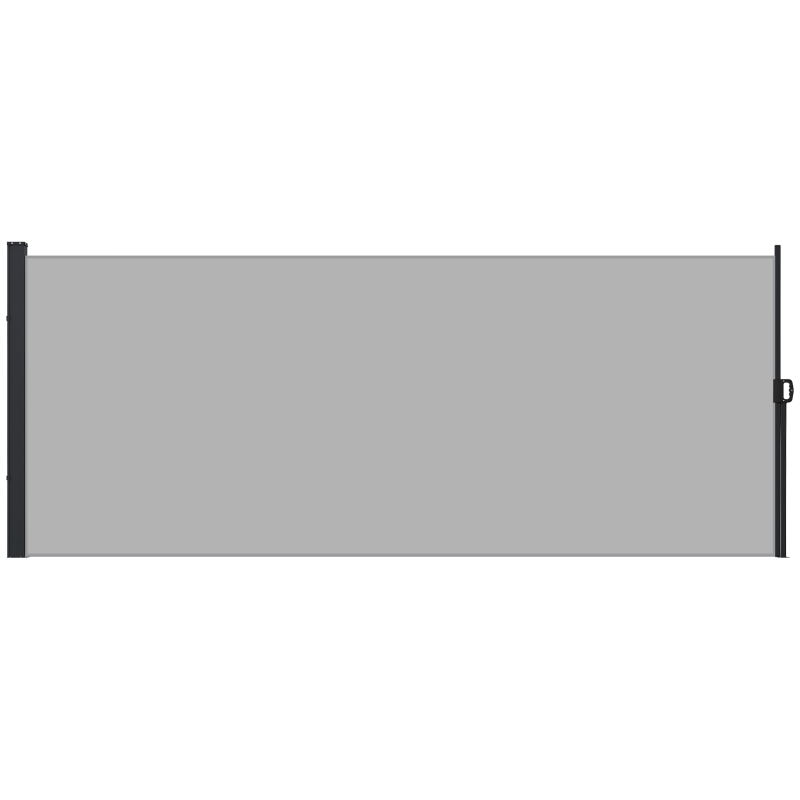 Best 400 x x 160cm Retractable Side Awning - Light Grey