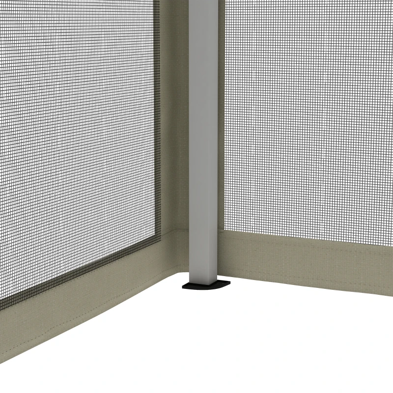 Best 3 x 3(m) Pop Up Gazebo with 4 Mesh Sides and Carry Bag, Height Adjustable Party Canopy Tent, Portable Garden Outdoor - Image 8