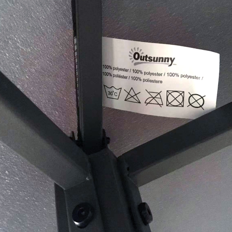 Best 2.5M (8ft) New Double-Tier BBQ Gazebo Grill Canopy Barbecue Tent Shelter Patio Deck Cover - Grey - Image 10