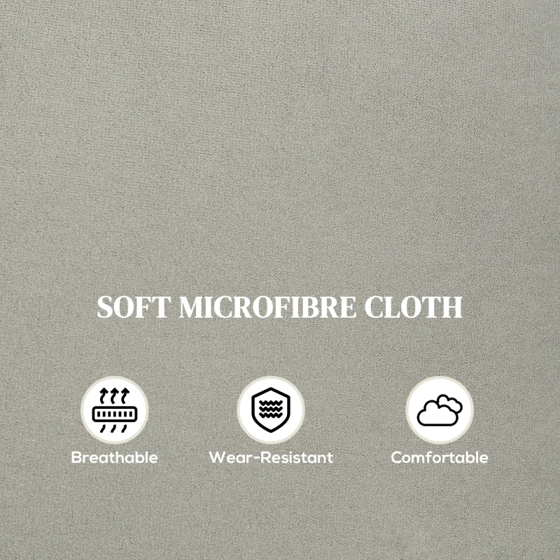 Best 140° Manual Reclining Armchair, with Footrest - Grey - Image 6