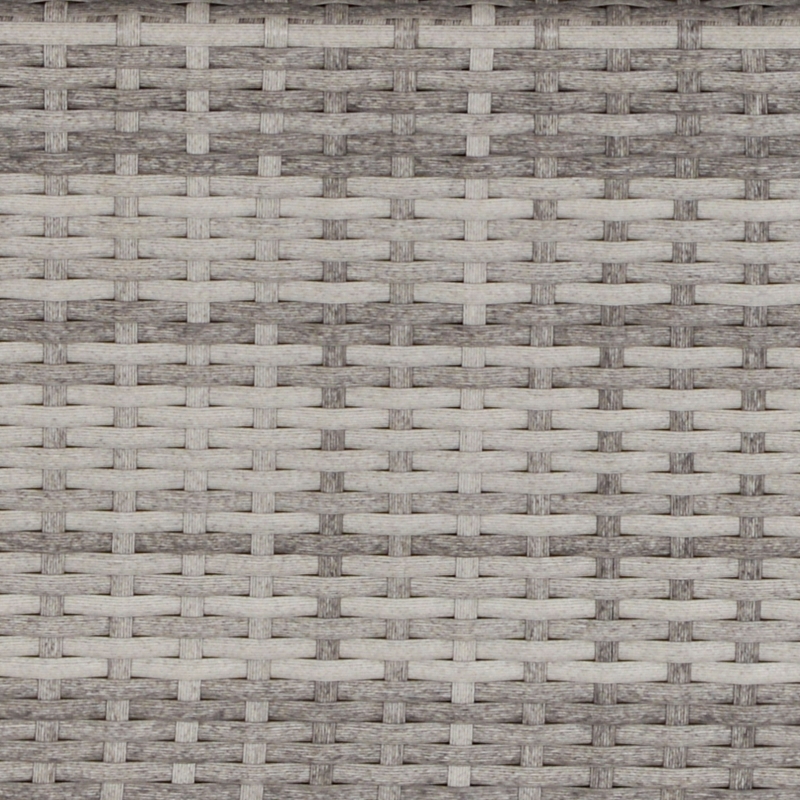 Best Outdoor PE Rattan Furniture with Cushions, Garden Armless Chair with Adjustable Footpads and Back Support Cushion, for Garden, Yard, Terrace, Light Grey - Image 10