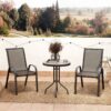 Best Three-Piece Outdoor Garden Set - Black - Image 10