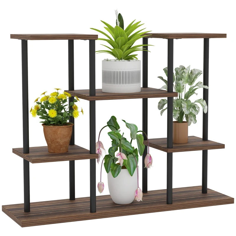 Best Four-Tier Wooden Shelf Plant Stand