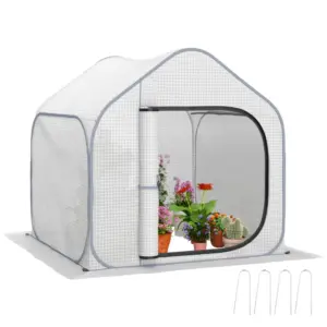 Best 150 x 148cm Pop-Up Greenhouse - White