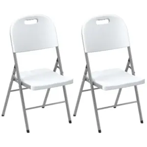 Best Set of Two Foldable Outdoor Chairs - White