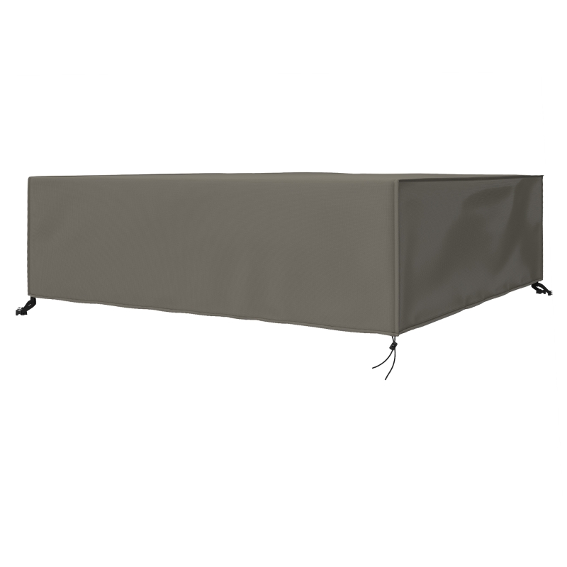Best Large Square Patio Garden Furniture Set Cover 600D Oxford Waterproof, 230 x 230 x 70cm, Grey - Image 11
