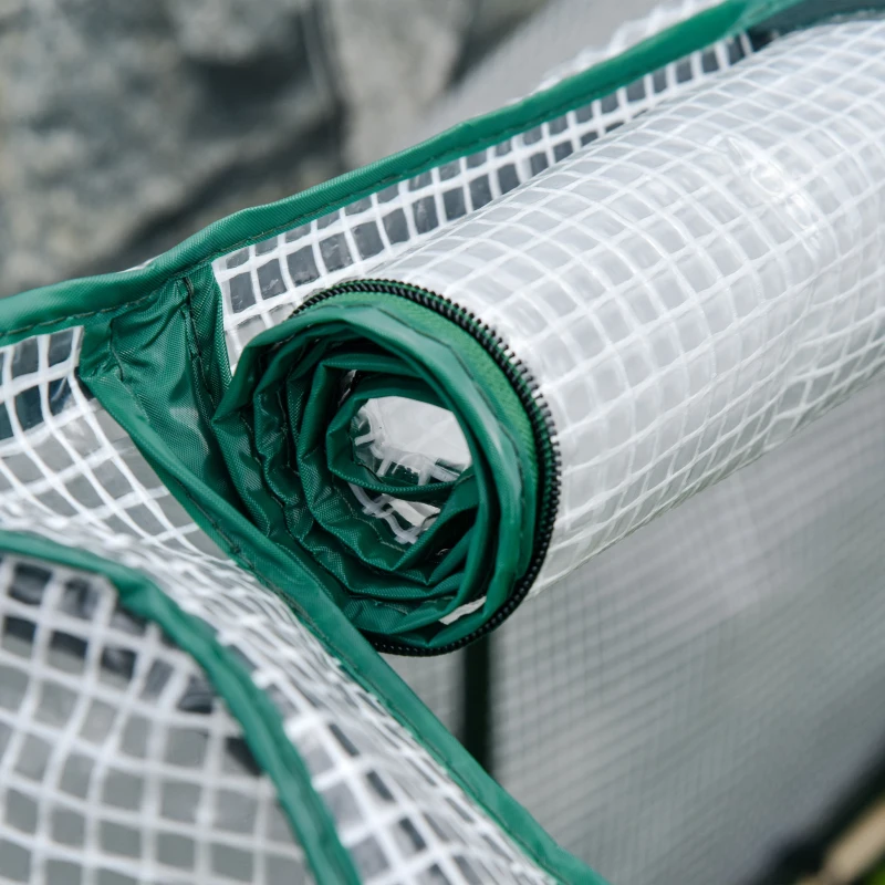 Best Raised Garden Bed Outdoor Elevated Wood Planter Box w/ PE Cover, Natural - Image 8