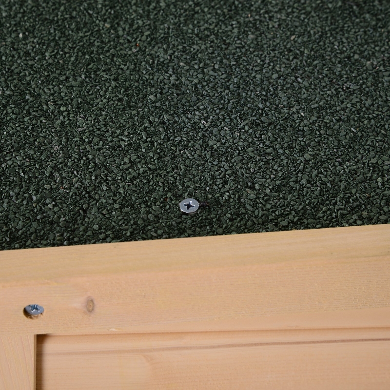 Best Wooden Small Shed, Garden Storage Shed with Shelves and Bolt Latch, 75L x 56W x115H cm, Natural - Image 9