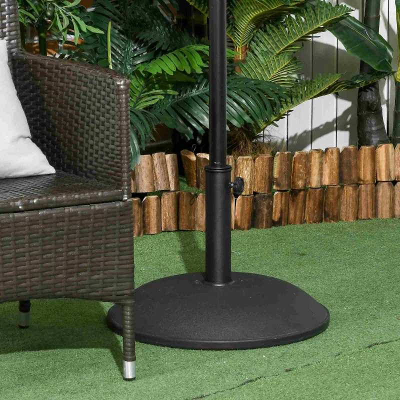 Best Heavy Duty Cement Parasol Base 20kg Round Patio Umbrella Stand Garden Outdoor Shade Holder - Image 7