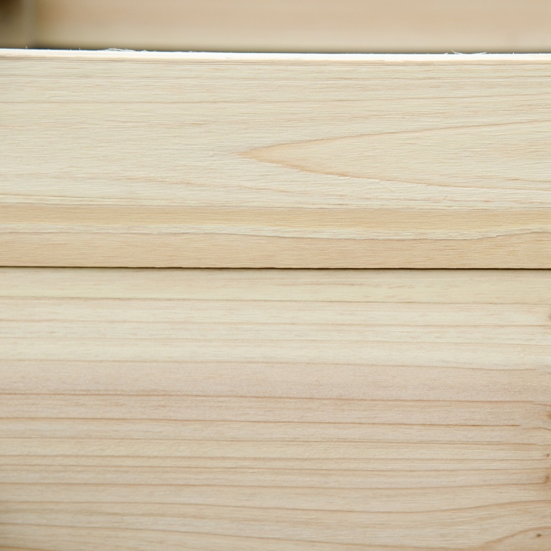 Best 117cm x 100cm x 54cm 3 Tier Raised Garden Bed 376L Fir Wood Elevated Planter Flower Box with 9 Grow Grids and Non-woven Fabric for Vegetables, Flower, Herb Outdoor Indoor Use - Image 10