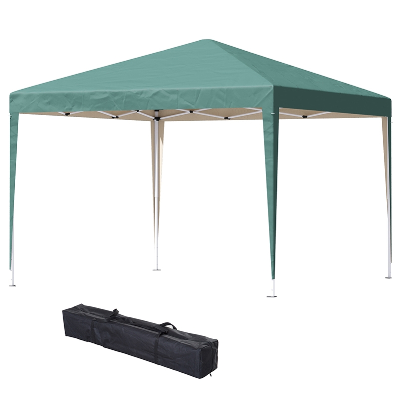 Best 3 x 3M Garden Pop Up Gazebo Height Adjustable Marquee Party Tent Wedding Canopy with Carrying Bag, Green - Image 12