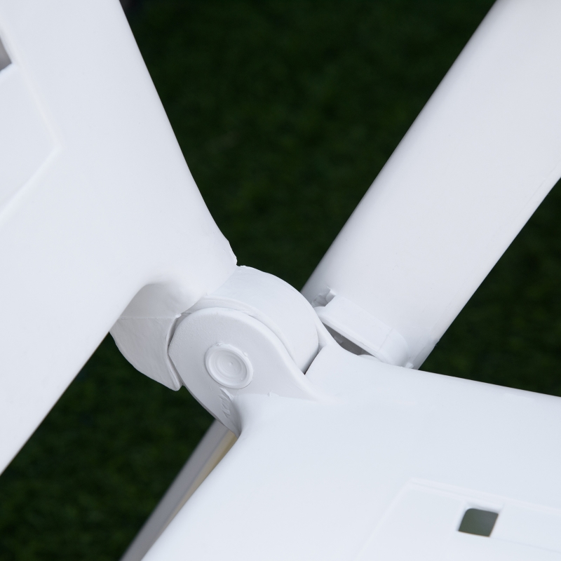 Best 2 Piece Folding Dining Chairs w/ 4-Position Backrest for Outdoor Events, Camping - Image 9