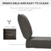 Best Outdoor Seat and Back Cushion Set Patio Deep Seating Chair Replacement Cushion - Image 6
