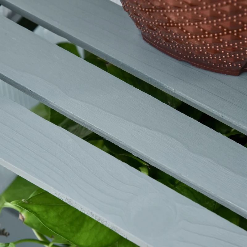 Best Garden Cold Frame Polycarbonate Greenhouse with Adjustable Shelves, Double Doors, Openable Top Covers, Grow House for Flower Vegetable Plants, 80 x 47 x 138cm, Grey - Image 8