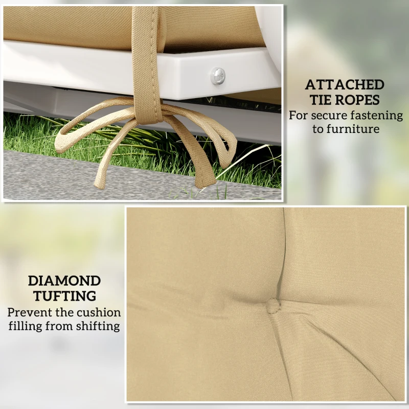 Best Two-Seater Bench Cushion - Khaki - Image 6